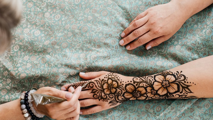 Mehndi Art in India it is Beautiful Hand Stock Photo - Image of mehndi,  india: 161169456